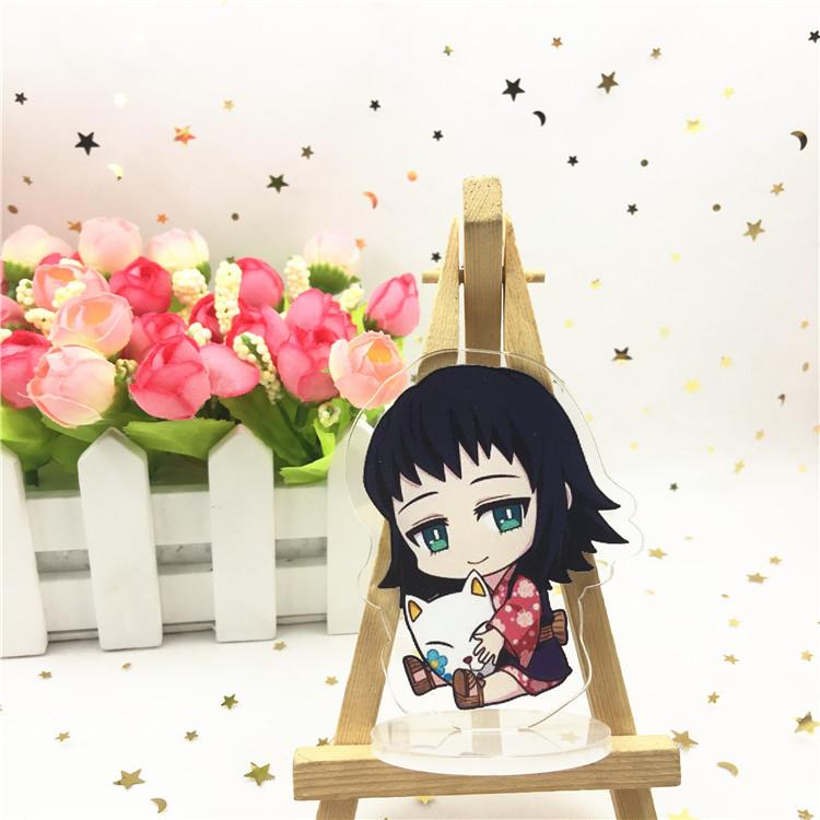 Аниме игры Demon Slayer персонаж мультфильма акриловый брелок металлический декоративный аксессуар подарок кулон модель