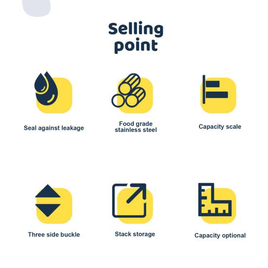 Герметичный контейнер для хранения еды из нержавеющей стали, банка для корма для домашних животных с крышкой для собак