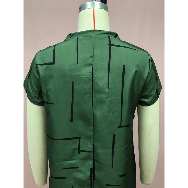 Женские летние платья больших размеров с принтом, свободные платья с v-образным вырезом и короткими рукавами