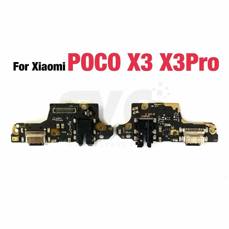 Высококачественный USB-порт для зарядки для Xiaomi Poco X2 X3 X4 X5 Pro, разъем док-станции, плата микрофона, шлейф