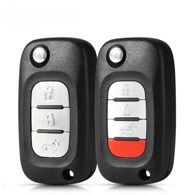 3/4 кнопки дистанционного ключа автомобиля чехол чехол брелок для Smart Fortwo 453 Forfour 2015 2016 2017 складной ключ