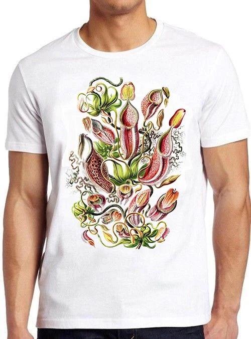 Pitcher Plant Nature Art Drawing Ernst Haeckel Nepenthaceae Gift T Shirt M936