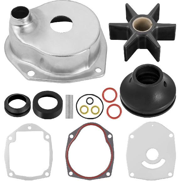 Water Pump Repair Kit Compatible With 1991- Mercury MerCruiser Alpha 1 Gen 2 Drives, Water Pump Impeller Repair Replace 817275A4 817275Q05 18-3147