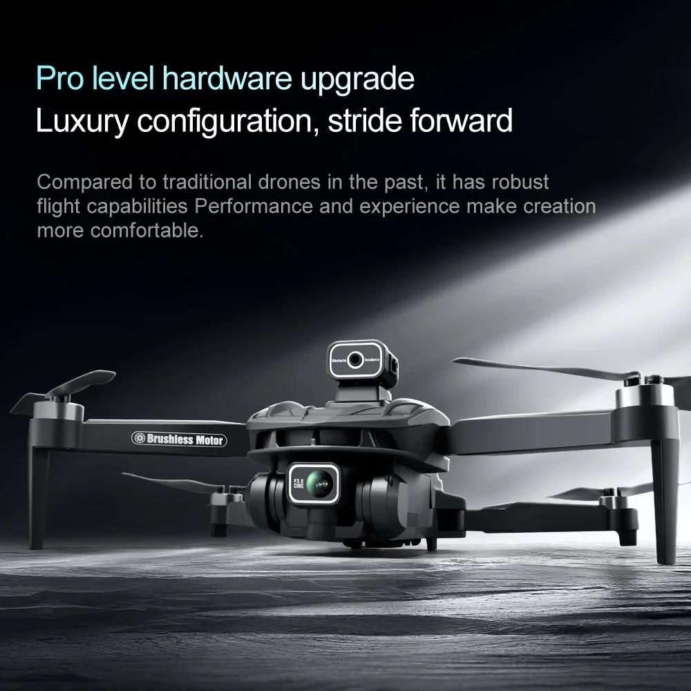 V168 PRO Drones GPS Profesional 8K with HD Camera FPV 5G Wifi Brushless Motor Foldable RC Quadcopter Obstacle Avoidance Drone Toy Gift