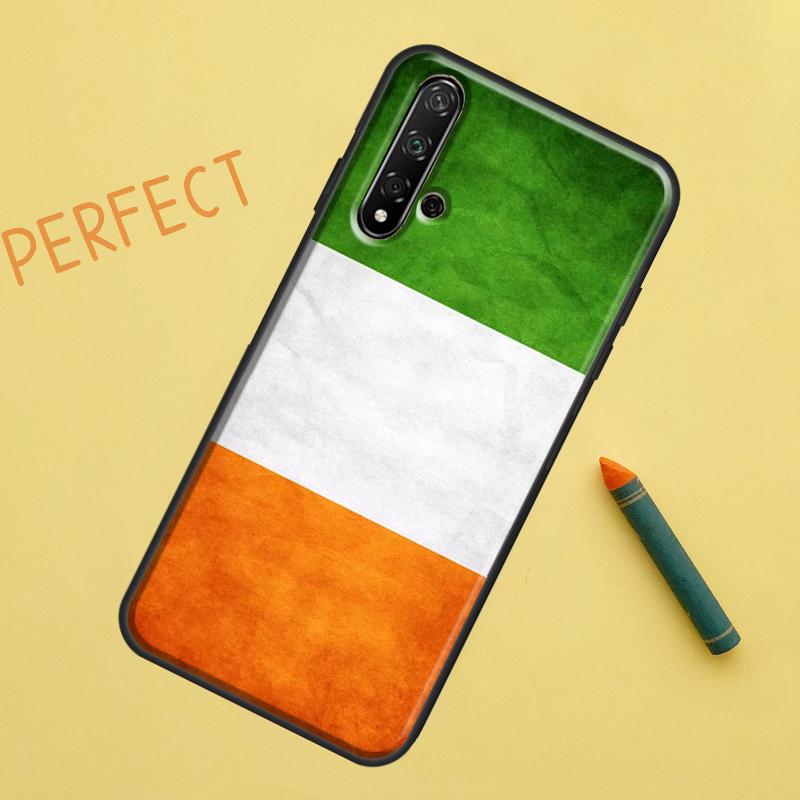 Irish Passport Ireland Flag For Huawei Nova 12s 11i 7i 8i 12i Y73 Y70 Y90 Y60 Y72 Y61 Y91 9 10 SE P40 Lite P30 Pro Case