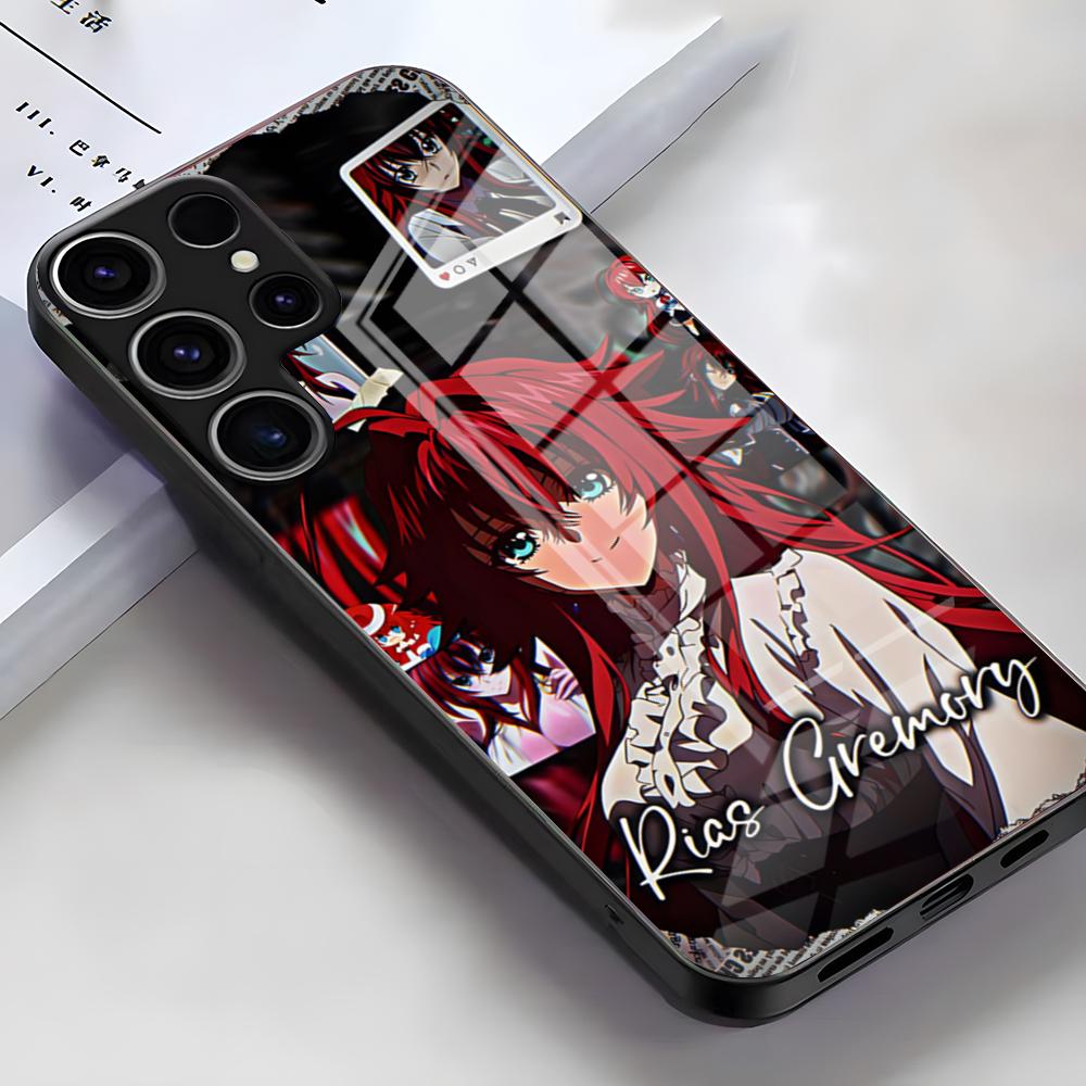 Чехол для телефона High School DxD Hero для Samsung S26 S25 Edge Ultra S23 S22 S21 S20 Ultra Plus S24 Fe A54 A53 A25 Стеклянная крышка