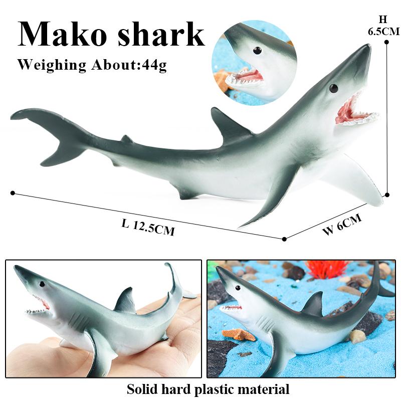 Oenux Морская звезда Океана Морской анемон Коралл Медуза Кальмар Креветка Краб Акула Животные Модель Фигурки ПВХ Миниатюра Детская Игрушка Подарок