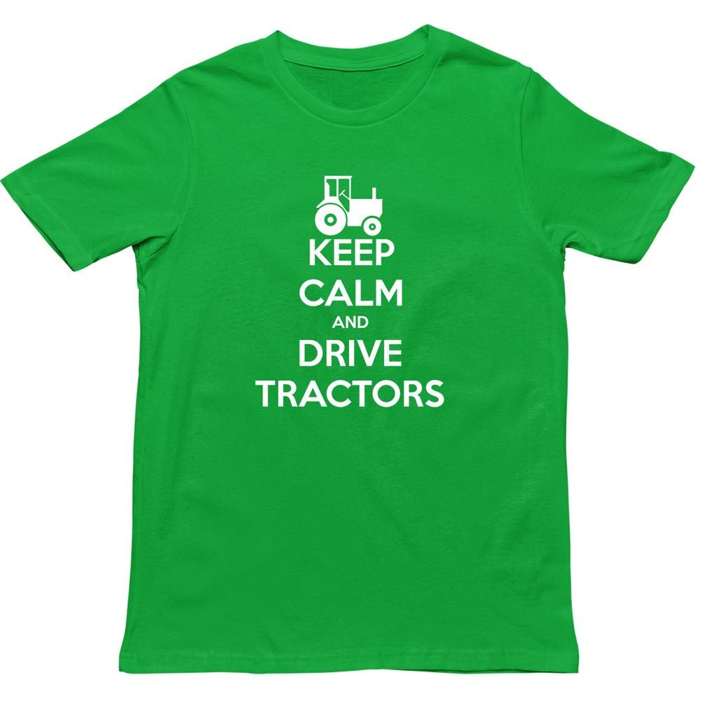 Keep Calm And Drive Tractors T ShirtFunny Farmer Tee Gift For Tractor Lovers