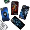 Игровой Чехол Для Телефона World Of Warcraft Для IPhone 16 15 14 11 12 13 Pro Max Plus 12 XS Max Задняя Крышка Матовый Чехол
