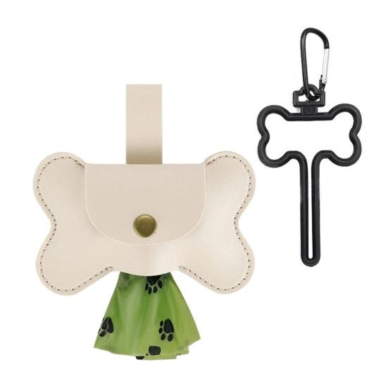 1 Set Pet Poop Bag Dispenser Convenient Dog Poop Pickup Bag Organizer Compact Pet Waste Bag Holder for Outdoor