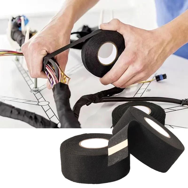 9 15 30 50 мм термостойкая лента Coroplast клейкая тканевая лента для защиты жгутов проводов автомобиля