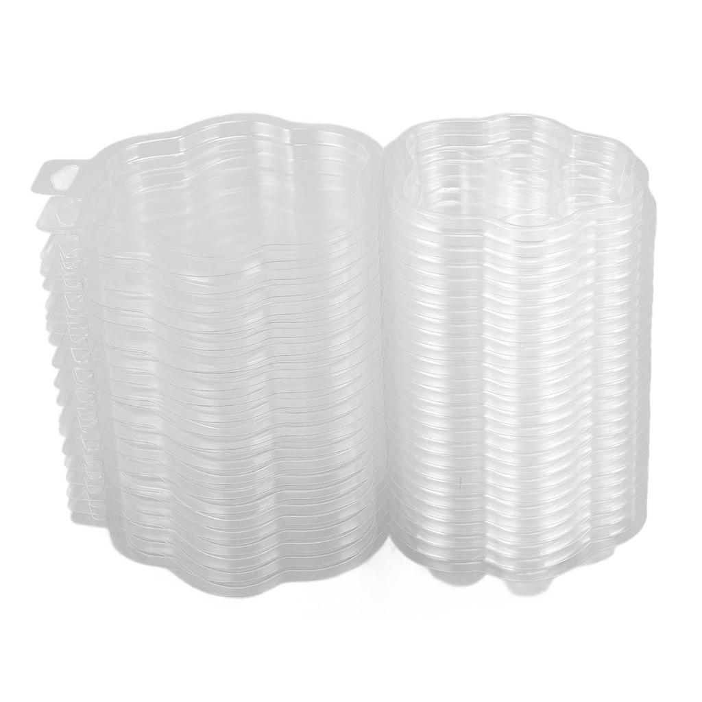 25 шт., контейнер для плавления воска «кошачий коготь», ПЭТ, прозрачный, пустой, для плавления воска, для шоколадных изделий «сделай сам», безфитильная свеча