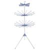 Cosmos 3-Tier Clothes Drying Stand, White & Blue