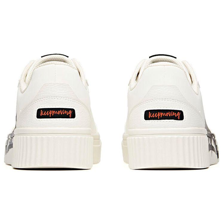 Anta Кроссовки для скейтбординга Lifestyle Series Graffiti Casual Low-Top, мужские, белые, черные, оранжевые 912038023-3