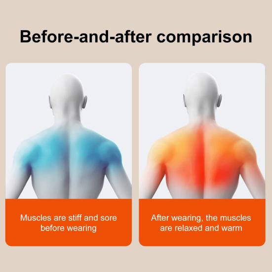 Подогреваемый плечевой бандаж с USB-разъемом, 3 температурных режима, регулируемый, для мужчин и женщин, болезненность, скованность, облегчение боли в плечах, электрический подогрев плечевого бандажа