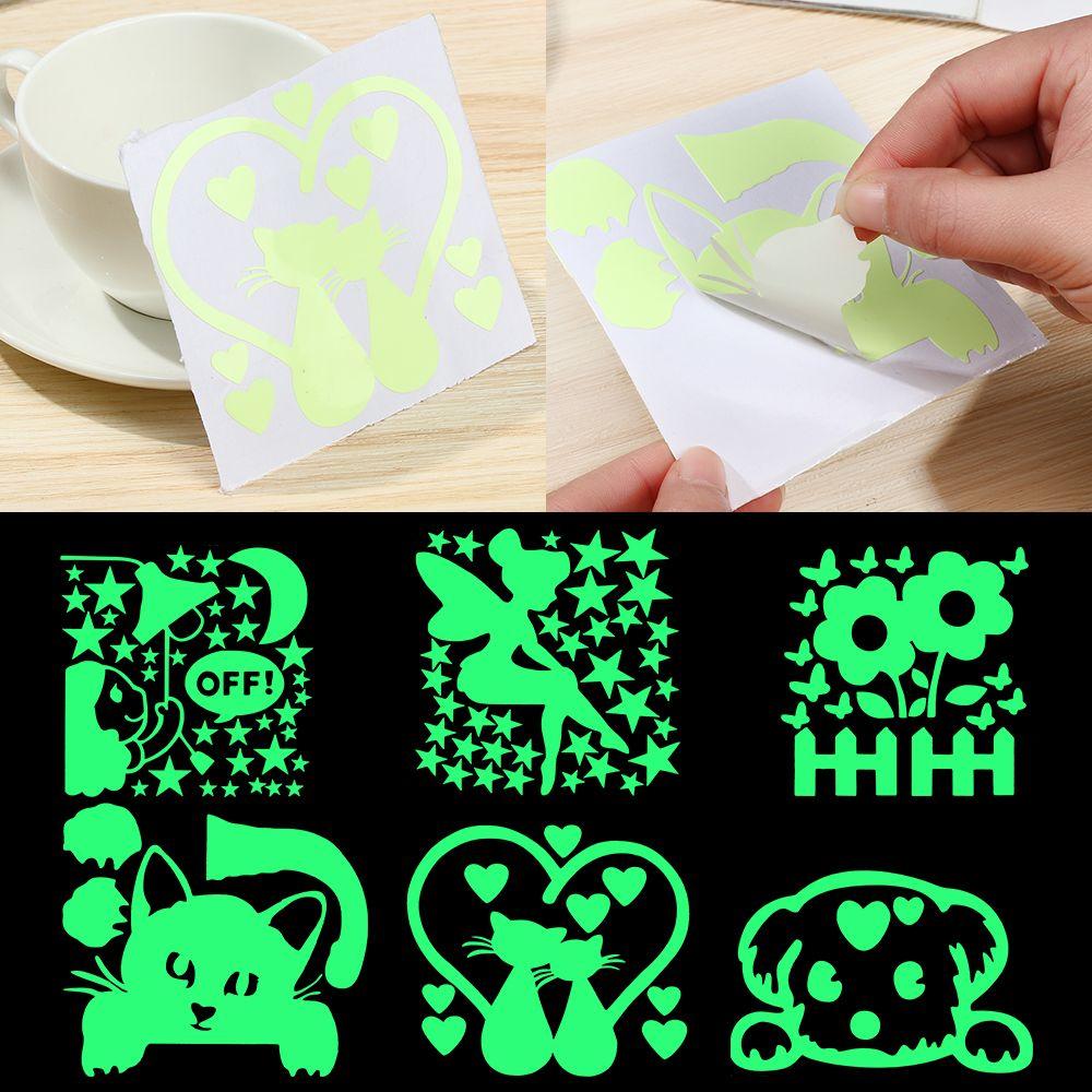 Wall Stickers Fluorescent On-off Sticker Switch Outlet Light Switch Sticker Luminous Wall Sticker
