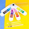 12-36 Color Watercolor Paint Kit for Beginners: Solid Powder Paint Set