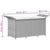 Garden Bench with Cushions Brown 116 x 46 x 57 cm Poly Rattan