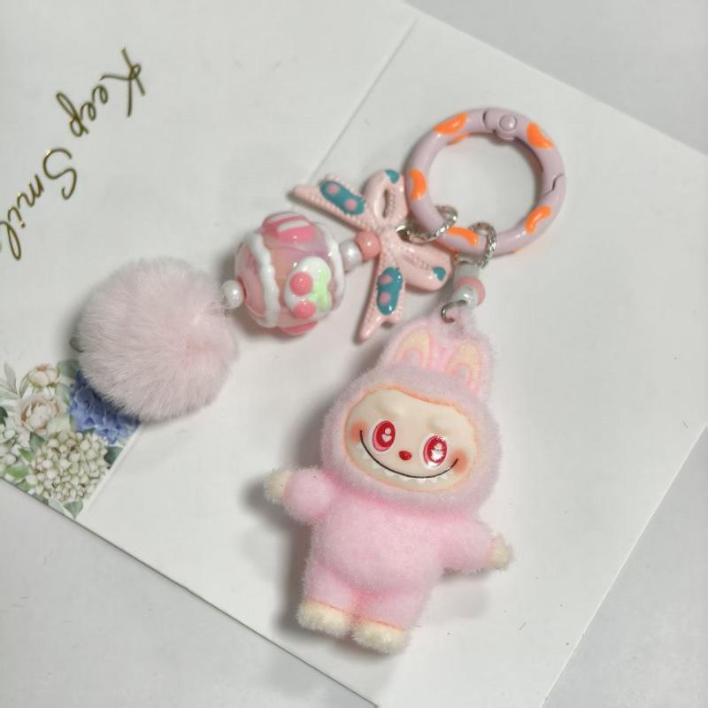 Стоячий Флисовый Брелок-Бантик 4,5 см Креативный Плюшевый Подарок Подвеска Подвеска для Сумки