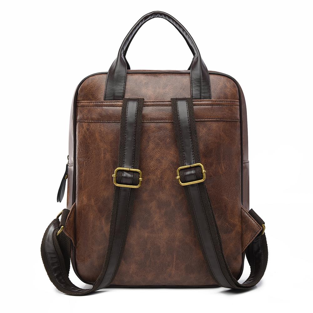 Ретро женский рюкзак PU рюкзак большой емкости