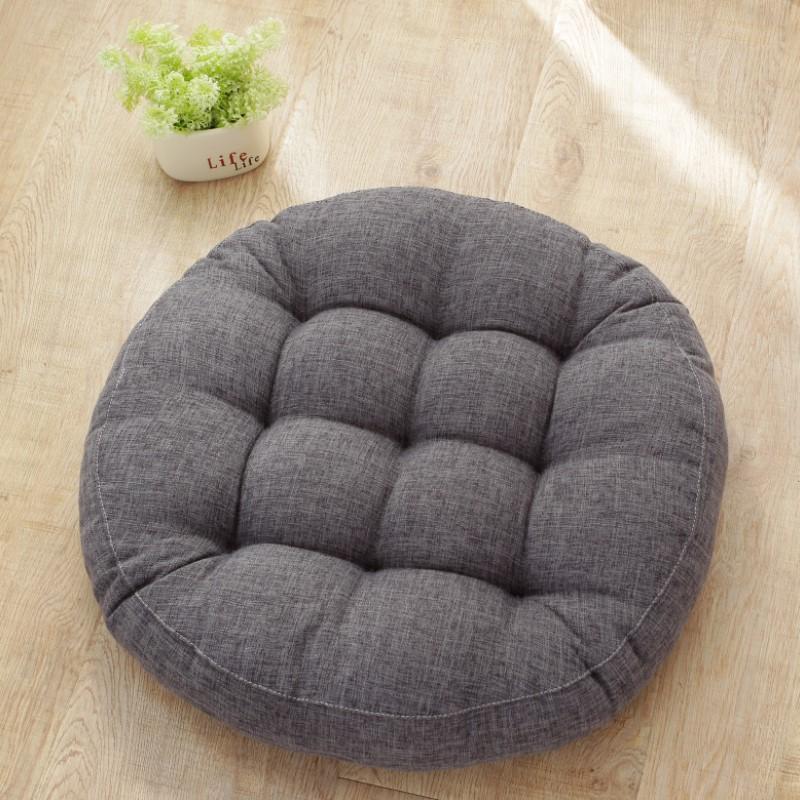 Red Christmas Large Floor Seat Cushion Thickened Tatami Chair Seat Pillow Pad Tufted Round Big Pillows Chair Pad Ottoman Poufs