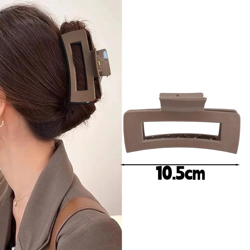 Soft Silicone Shark Hair Clips For Women Protective Elastic Hair Clip Back Head Durable Flexible Unsnappable Claw Clip