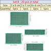 PCB Prototype Board Circuit Protoboard Universal Stripboard Prototyping 2X8 3X7 4X6 5X7cm Mixed Double Sided PCB Board