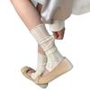 Sleeve Cover Mesh Leg Warmers Kawaii Style Boot Cuffs Thin Socks Casual Lace Leggings  Women Wear