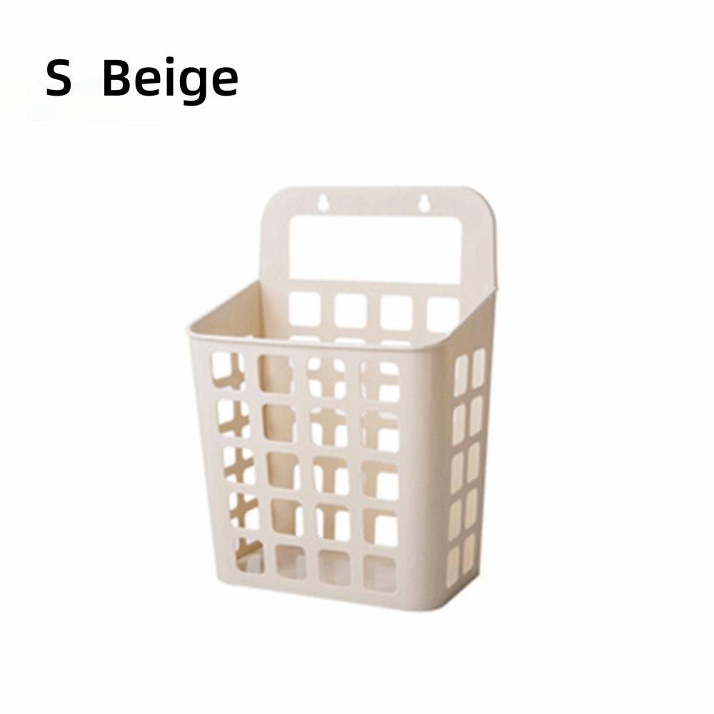Folded Hanging Laundry Basket Draining Holes Dirty Laundry Organizer Bedroom Closet
