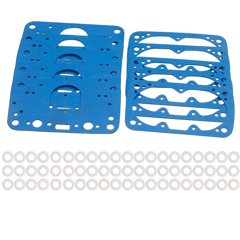 8-2000QFT Carburetor Rebuild Gasket,Fuel Bowl Assembly Fit For Holley 8-2000 M2300 4150 Carburetor Rebuild Kit. 8-2000QFT Gasket Kit For Holley 4150
