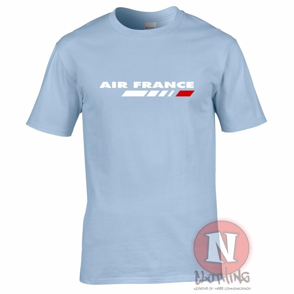 Футболка Air France Авиалинии Авиация Бортпроводники Аэропорт Самолет Ретро Логотип Футболка