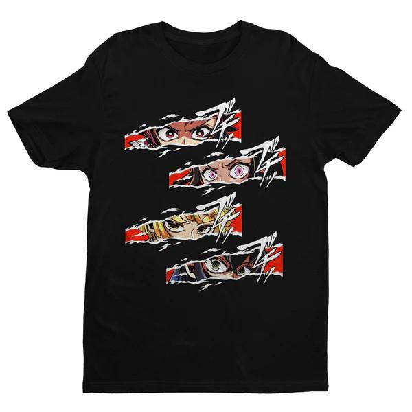Eyes Kimetsu No Yaiba Demon Slayer TShirt Size S 4XL Gift For Friends