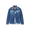 Куртка джинсовая вареная Levis с однобортным воротником Мужские куртки Синяя A5782-0007