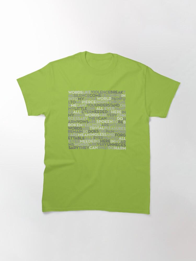 Enjoy The Silence - Depeche Mode (lyrics) v.2 Classic T-Shirt