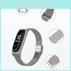 Изысканный роскошный металлический браслет-ремешок для Xiaomi Mi Band 3 из магнитной нержавеющей стали