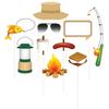 Creative Party Camp Out Photobooth Props (Pack of 10)