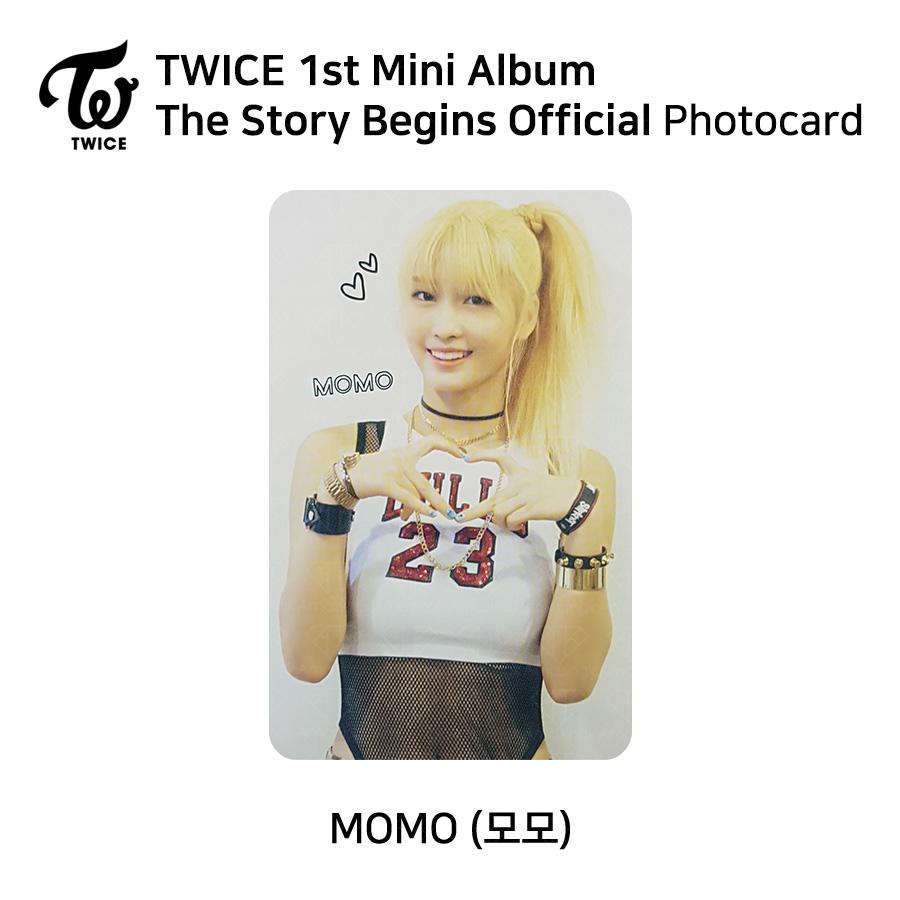 Twice 1-й мини-альбом The Story Begins Официальная фотокарточка RED WHITE Версия KPOP