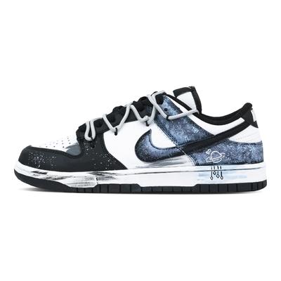 Кроссовки Dunk Universe 1 Нескользящие Устойчивые к истиранию Низкие Скейтбордические Унисекс Черный Синий HF5441-100(Команда773-1)