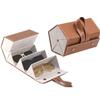 Foldable Eyeglass Holds 5 Pairs of Easy To Carry [ideamall] Case, Sunglasses, (Brown & Gray)