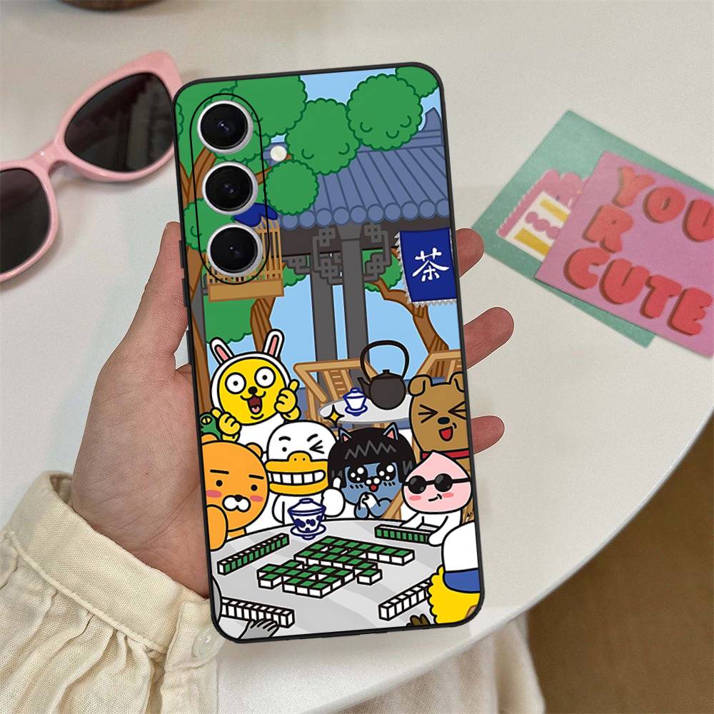 Cartoon K-KAKAO CUTE F-FRIENDS Phone Case For Samsung S 24 Fe 25 Ultra Plus 20 Lite 21 30 22 23 24 22 Ultra 5G Fundas