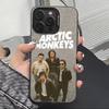 A-Арктические Обезьяны Группа Чехол для Телефона Для iPhone 17,16,15,14,13,12,11 Plus,Pro Max,XS,Красочный Серебристо-Черный Чехол
