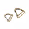4 Colors Triangle Carabiner 32mm Keychain Belt Buckles Spring Quickdraws Clip  Camping Hiking