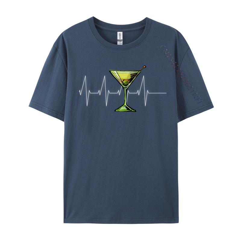 Dirty Martini Heartbeat Comics Family Top T-Shirts Summer Tops T Shirt For Men Graphic Pure Cotton Print T Shirts Drop Shipping