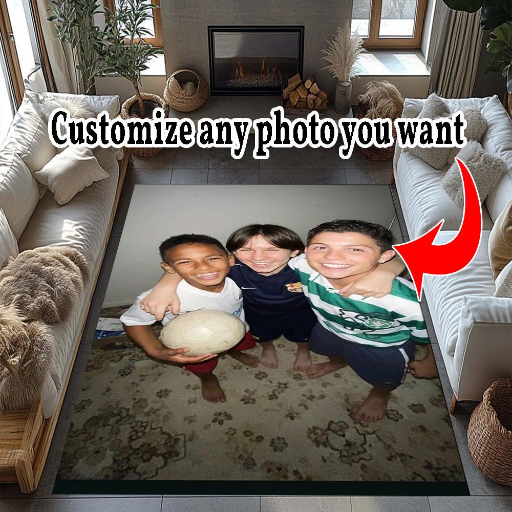 Customize Photo Personalized image Floor Mat Perfect for Playrooms Entryway Outdoor Game Room Antislip Carpet Decorate Offices