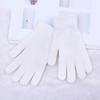 1 Pair Mittens Winter Warm Full Finger Gloves Thickened Unisex Outdoor Accessories Knitted Gloves