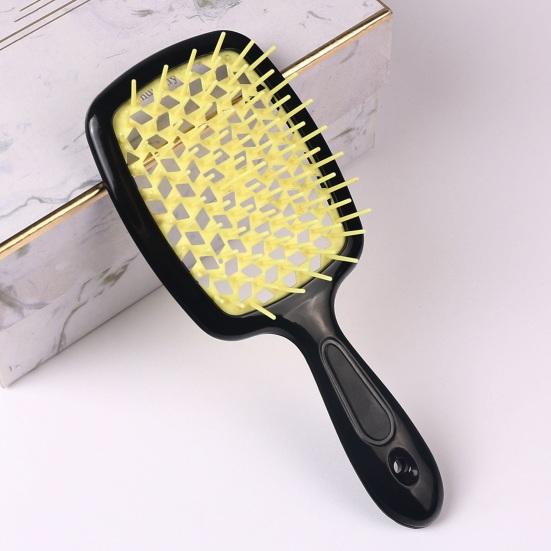 Detangling Hair Brush Hollow Ergonomic Handle Scalp Massage Women Girls Wet Dry Long Curly Fluffy Hair Styling Comb Hairdressing Tool