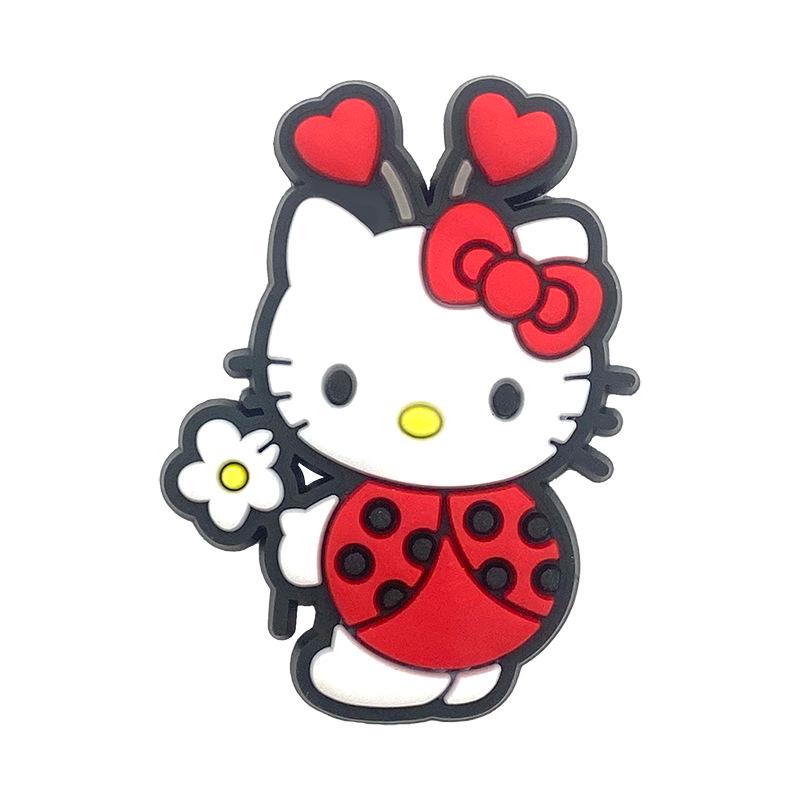 Мягкие резиновые подвески для обуви Hello Kitty из ПВХ – Декорации для обуви своими руками и Садовые аксессуары