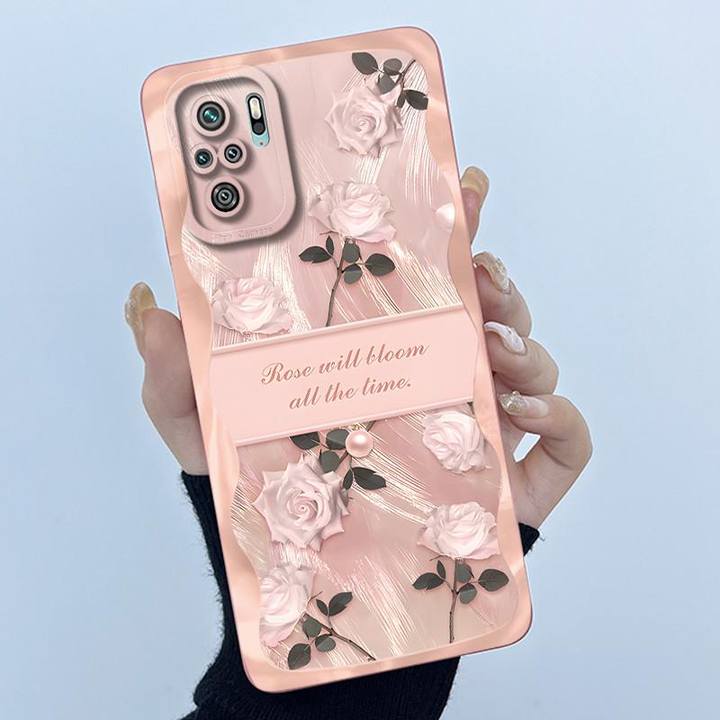 Чехол для телефона Xiaomi Poco M5s Чехол PocoM5s Модный Простой Бабочка Цветочный Мягкий Жидкий Силикон Чехол Для Poco M 5s Fundas