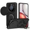 Защитный чехол-броня со сдвижной защитой камеры для Honor X9a X9b X9c X9d Magic 5 6 7 8 Lite X50 X60 Pro X70 5G с металлической подставкой-кольцом