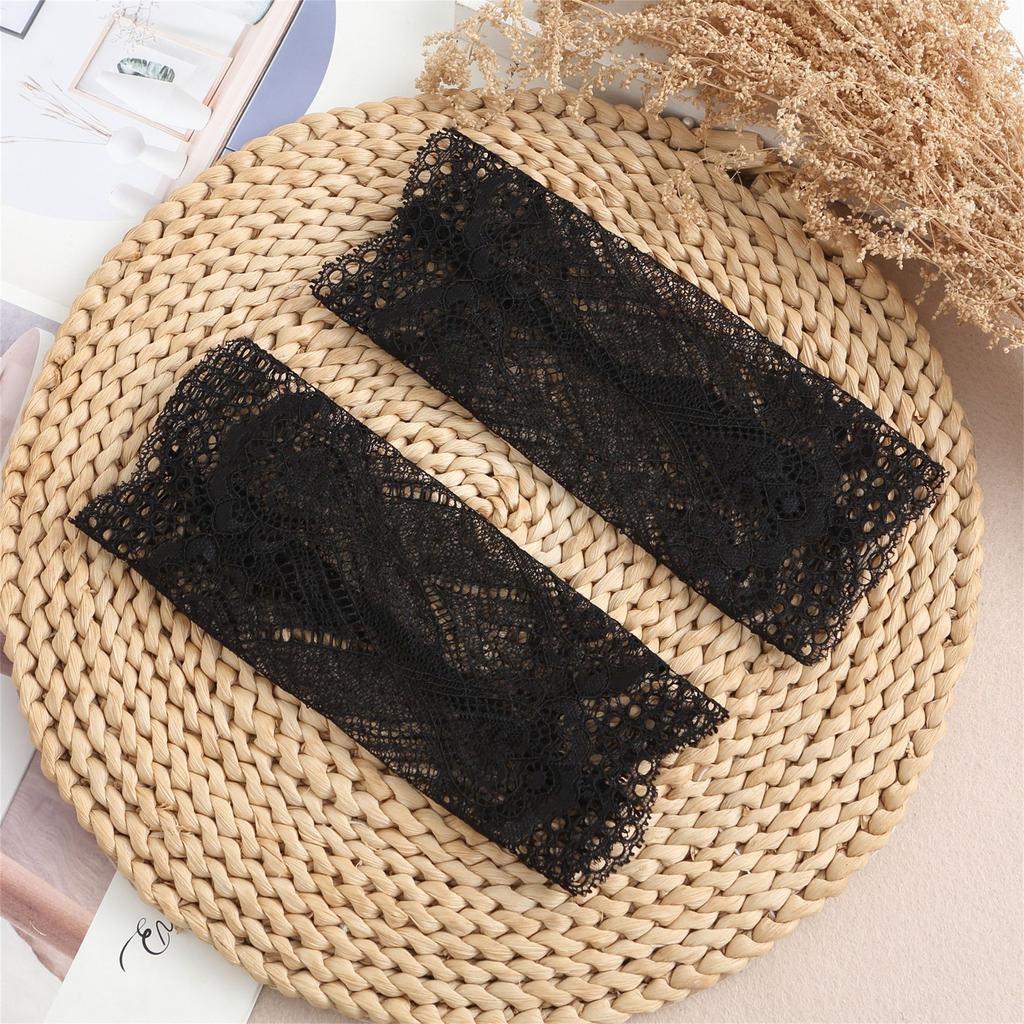 Hollow Out Lace Detachable Cuffs Fake Sleeves Womens Pleated False Cuffs Sweater Blouse Wrist Warmers Fake Cuff